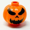 The Brick Show Shop Custom Jack O' Lantern / Pumpkin Face #4 - B3 Customs made using LEGO
