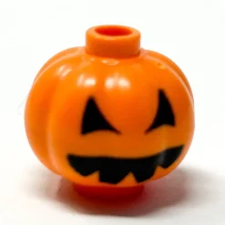 The Brick Show Shop Custom Jack O' Lantern / Pumpkin Face #2 - B3 Customs made using LEGO