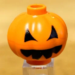 The Brick Show Shop Custom Jack O' Lantern / Pumpkin Face #2 - B3 Customs made using LEGO