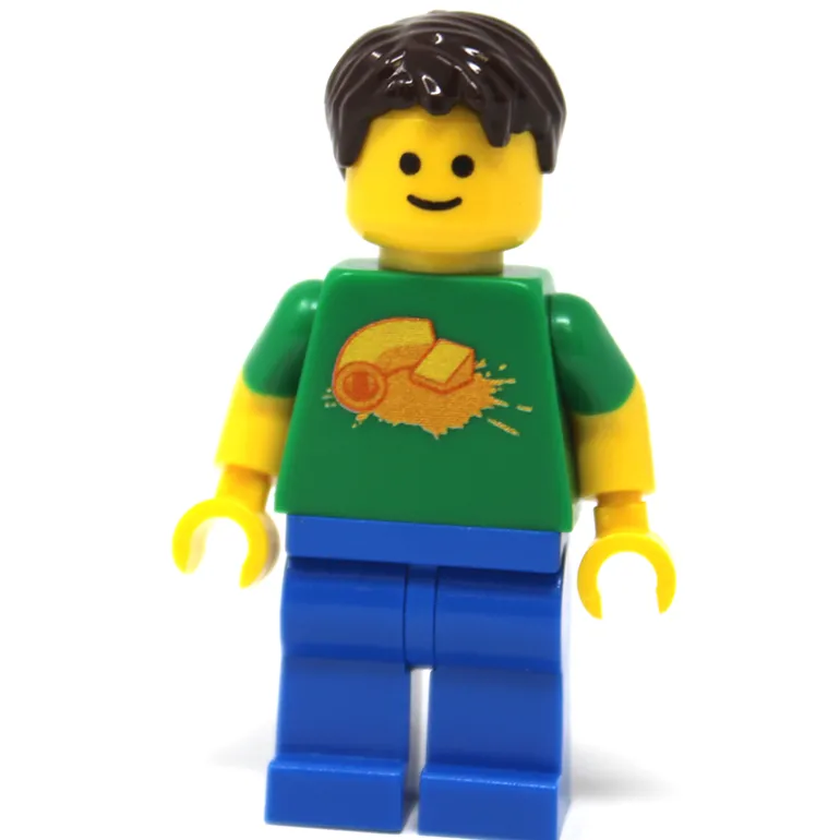 The Brick Show Shop Custom Mac & Cheese AFOL Minifigure