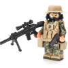 The Brick Show Shop Custom Marine Force Recon Sniper Military Minifig made using LEGO part