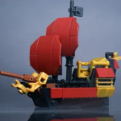 The Brick Show Shop Custom Mini Queen Anne's Revenge Pirate Ship
