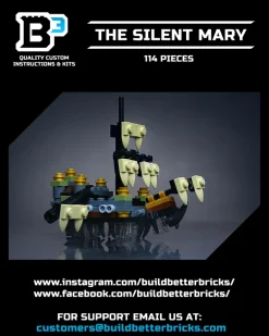 The Brick Show Shop Custom Mini The Silent Mary Pirate Ship