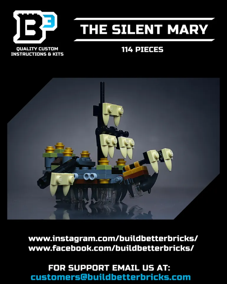 The Brick Show Shop Custom Mini The Silent Mary Pirate Ship