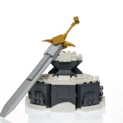 The Brick Show Shop Custom Sword in the Stone MOC made using LEGO elements