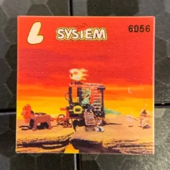 The Brick Show Shop Dragon Wagon, Dragon Masters Set 6056 - Custom Printed 2x2 Tile