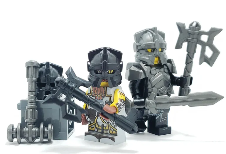 The Brick Show Shop Dwarf Axe for LEGO Minifigures - Brick Warriors