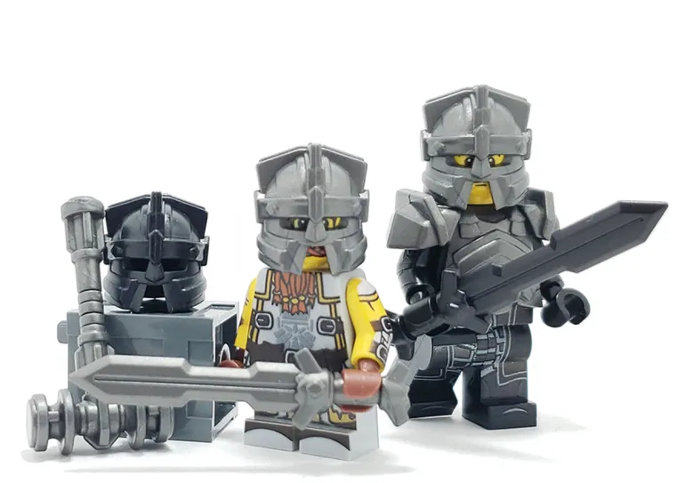 The Brick Show Shop Dwarf Sword for LEGO Minifigures - Brick Warriors