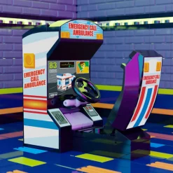 The Brick Show Shop Emergency Call Ambulance - B3 Customs Arcade Racing Game made using LE