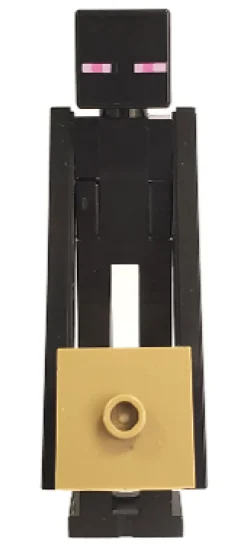 The Brick Show Shop Enderman (w/ Sand Block) - LEGO Minecraft Minifigure (2019)