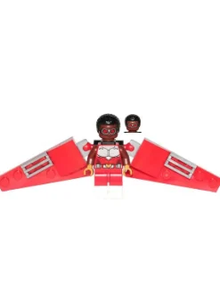 The Brick Show Shop Falcon (Red Brick Built Wings) - LEGO Marvel Minifigure (2021)
