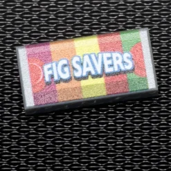 The Brick Show Shop Fig Savers - B3 Customs® Printed 1x2 Tile