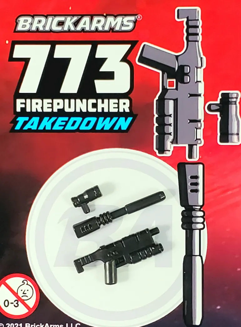 The Brick Show Shop 773 Firepuncher Takedown Pack for LEGO Minifigures, BrickArms