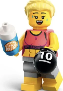 The Brick Show Shop Fitness Instructor - LEGO Collectible Minifigure 71045 (Series 25) (20