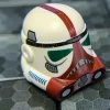 The Brick Show Shop Flame Clone Trooper Helmet (Red, Phase 3) - Clone Army Customs