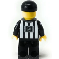 The Brick Show Shop Football Referee Custom Minifig made with LEGO parts - B3 Customs