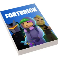 The Brick Show Shop Fortbrick Video Game Cover (2x3 Tile) made using LEGO part - B3 Custom