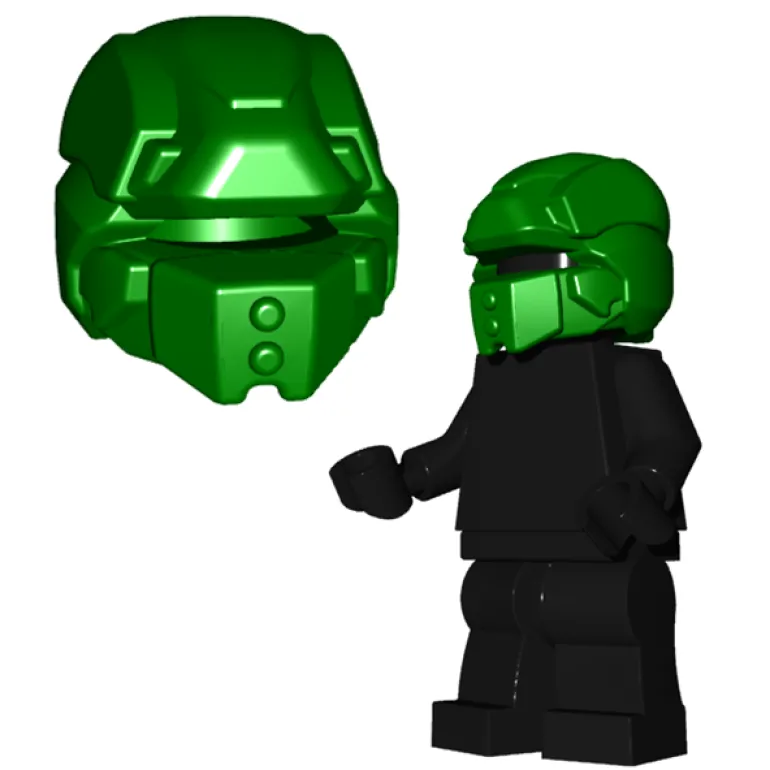 The Brick Show Shop Galaxy Enforcer Helmet - LEGO Compatible (Brick Warriors)