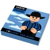 The Brick Show Shop Garth Bricks Buildin' the Wind Music Album Cover (2x2 Tile) made using