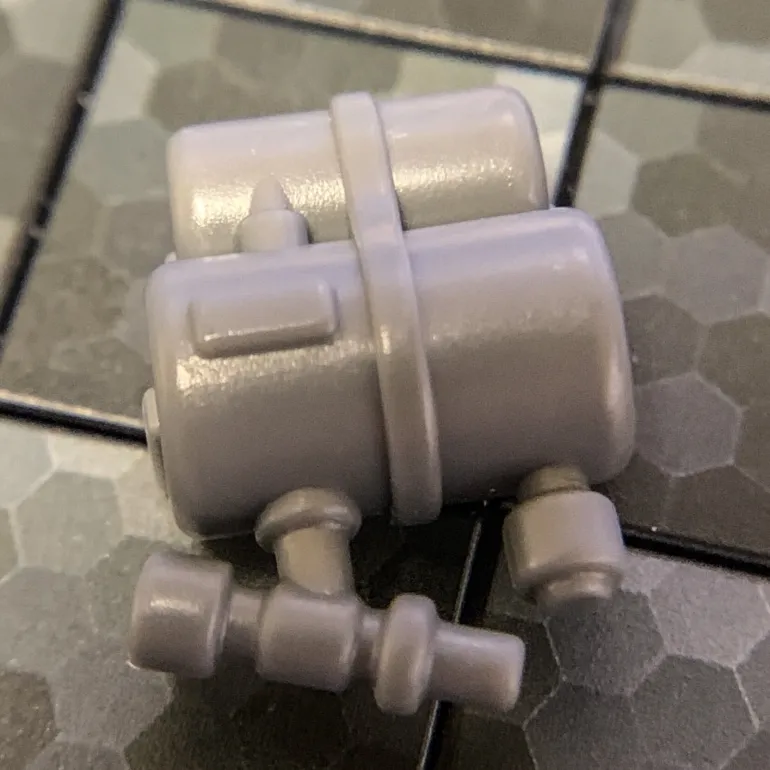 The Brick Show Shop German Flammenwerfer Tank for LEGO Minifigures