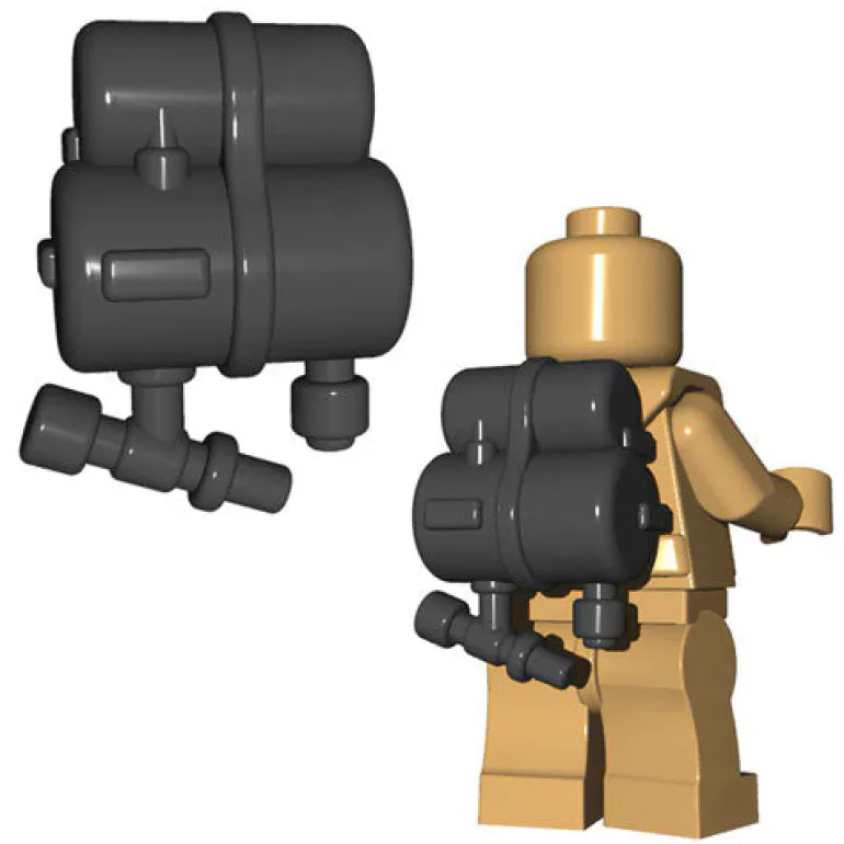 The Brick Show Shop German Flammenwerfer Tank for LEGO Minifigures