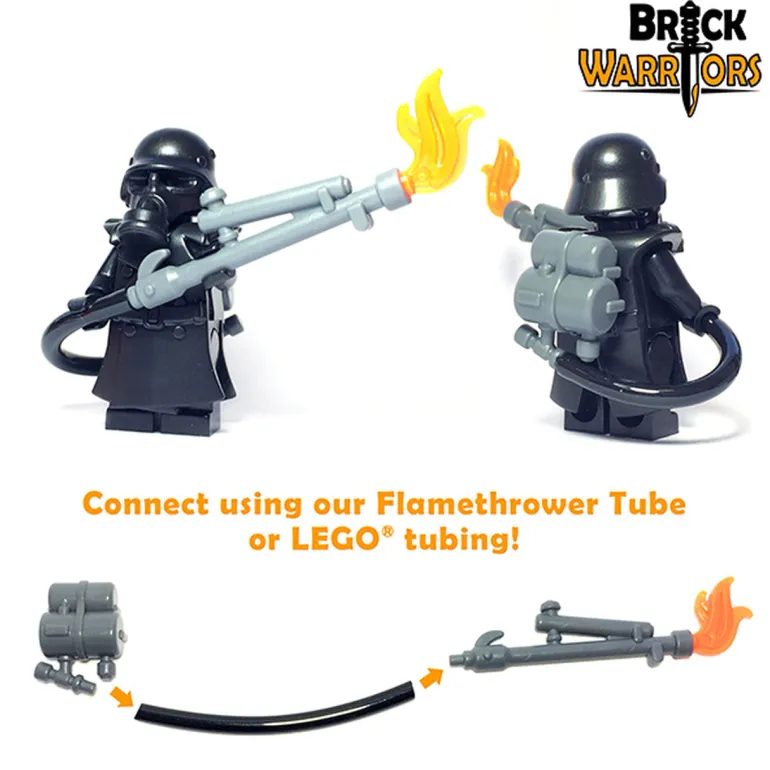 The Brick Show Shop German Flammenwerfer Tank for LEGO Minifigures