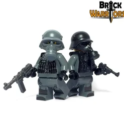 The Brick Show Shop German Gas Mask for LEGO Minifigure - LEGO Compatible (Brick Warriors)
