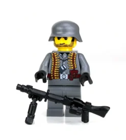 The Brick Show Shop German World War 2 MG Gunner - Custom LEGO Military Minifig