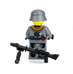 The Brick Show Shop German World War 2 MG Gunner - Custom LEGO Military Minifig