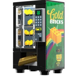 The Brick Show Shop Gold Bars for Leprechauns St. Patrick's Day Vending Machine made using