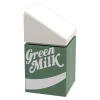 The Brick Show Shop Green Milk Carton made from LEGO parts - B3 Customs