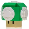 The Brick Show Shop Green Power Mushroom made from LEGO parts - B3 Customs