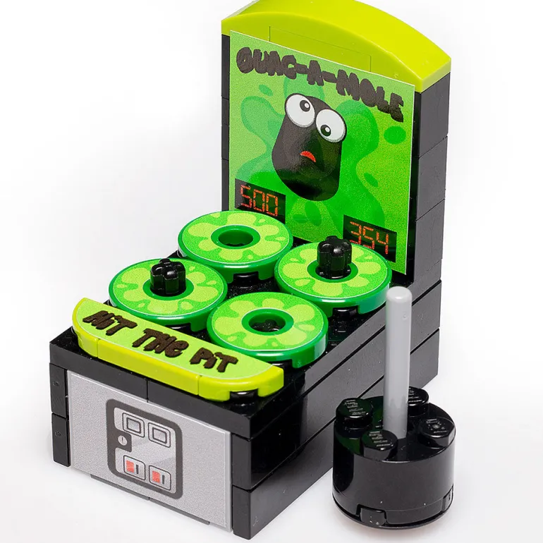 The Brick Show Shop Guac-A-Mole - Custom Arcade Whac-A-Mole Set made using LEGO parts - B3