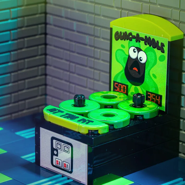 The Brick Show Shop Guac-A-Mole - Custom Arcade Whac-A-Mole Set made using LEGO parts - B3