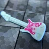 The Brick Show Shop Guitar (Aqua / Magenta with Stars) - Official LEGO® Part