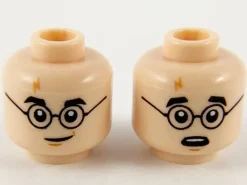 The Brick Show Shop Harry Potter, Lightning Scar, Grin / Surprised Pattern (Light Nougat F