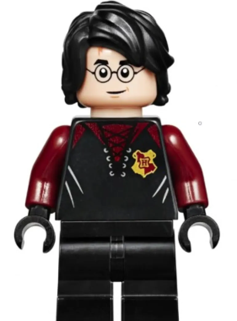 The Brick Show Shop Harry Potter (Red/Black Triwizard Uniform) - LEGO Harry Potter Minifig