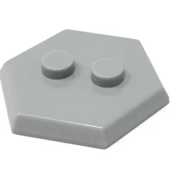 The Brick Show Shop Hex Display Stand for LEGO Minifigures - BrickArms