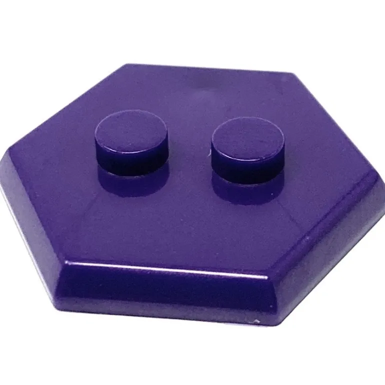 The Brick Show Shop Hex Display Stand for LEGO Minifigures - BrickArms