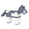 The Brick Show Shop Horse (Gray/White) - LEGO Minecraft Minifigure (2017)