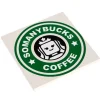 The Brick Show Shop Huge Somanybucks Coffee 6x6 Sign - B3 Customs using LEGO bricks, Starbucks