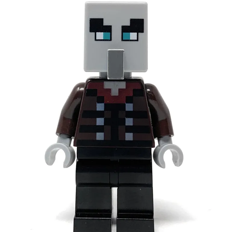 The Brick Show Shop Illager (Dark Blue Legs) - LEGO Minecraft Minifigure (2020)