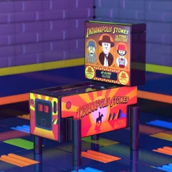 The Brick Show Shop Indiana Stones - B3 Customs Pinball Arcade Machine Building Set made u