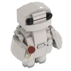 The Brick Show Shop Inflated Robot Building Set made using LEGO bricks