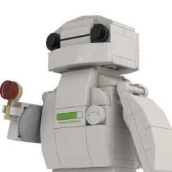 The Brick Show Shop Inflated Robot Building Set made using LEGO bricks