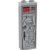 The Brick Show Shop Jar Jar in Carbonite (1x2x5 Brick) made using LEGO parts - B3 Customs