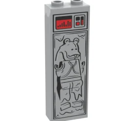 The Brick Show Shop Jar Jar in Carbonite (1x2x5 Brick) made using LEGO parts - B3 Customs