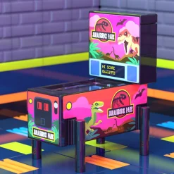 The Brick Show Shop Jurassbrick Park - B3 Customs Pinball Arcade Machine Building Set made