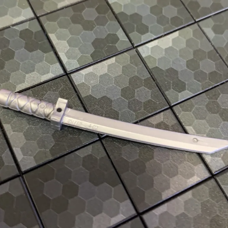 The Brick Show Shop Katana / Shamshir Sword - Official LEGO® Part for Minifigures