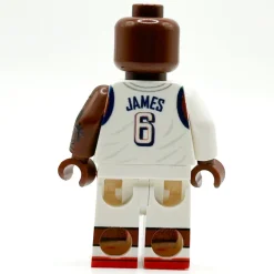 The Brick Show Shop Lebron #6 USA Olympics (2024) Basketball Player Minifig made using LEG